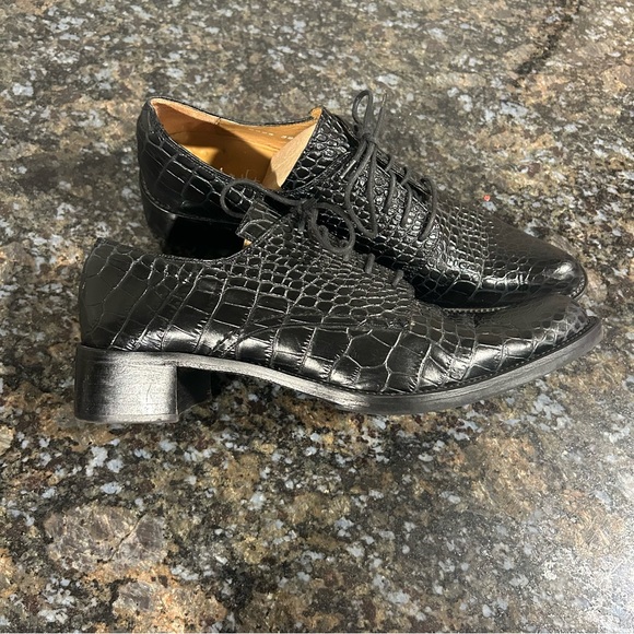 Raffaella Venturini Black Shoes Made in Italy Sz 38 - Picture 2 of 9